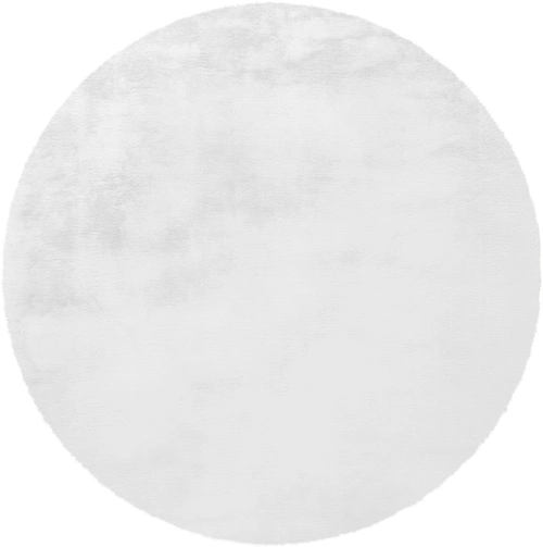 my home Fellteppich »Alvin«, rund, 45 mm Höhe, Teppich-Kaninchenfell-Optik, günstig online kaufen
