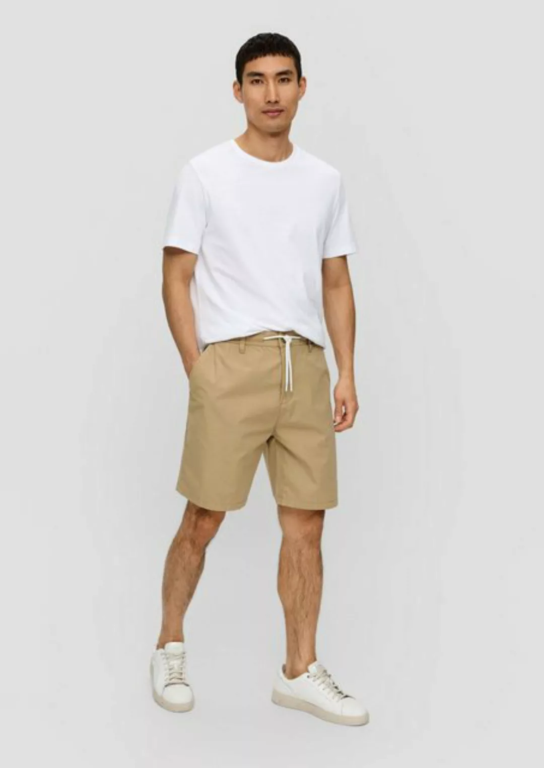 s.Oliver Bermudas Chino-Shorts im Relaxed Fit mit Elastikbund Durchzugkorde günstig online kaufen