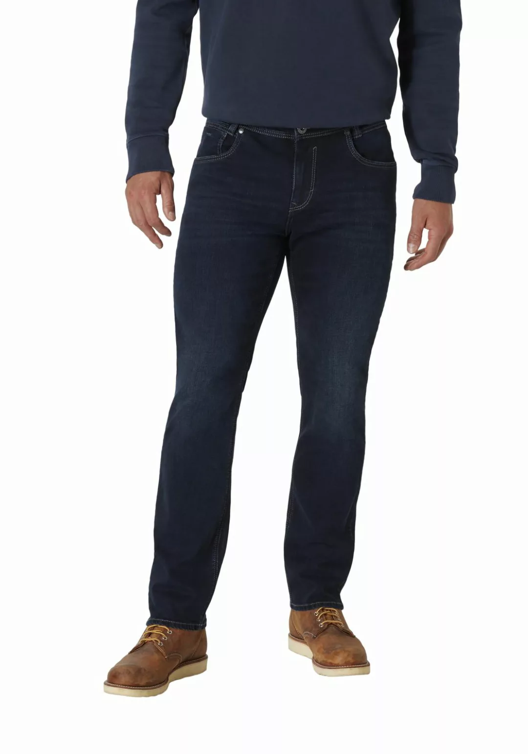 Paddock`s Herren Jeans BEN - Regular Fit Tapered Leg- Blau - Blue Black Use günstig online kaufen