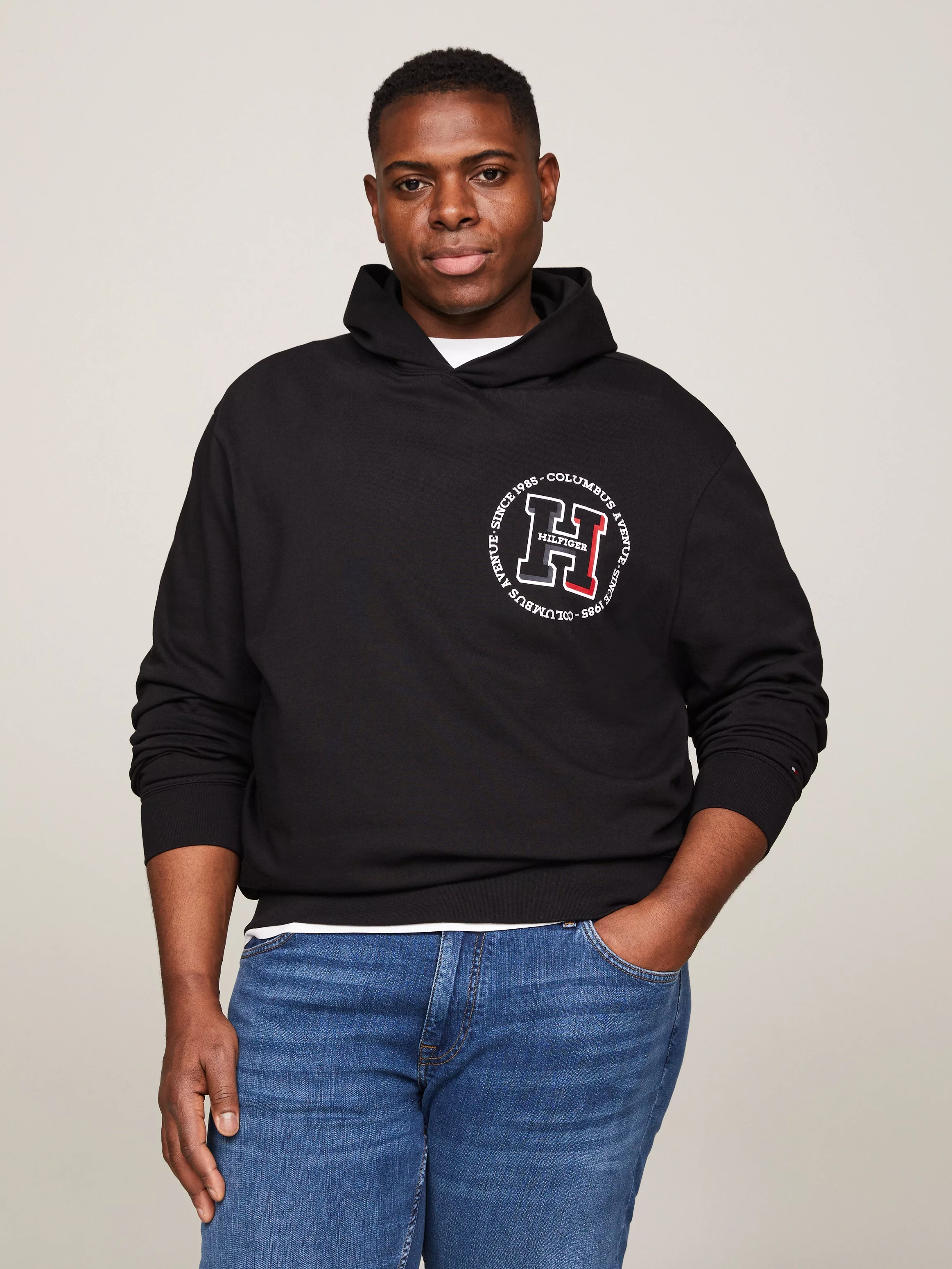 Tommy Hilfiger Big & Tall Hoodie BT-HILFIGER H ROUNDEL HOODY-B Große Größen günstig online kaufen