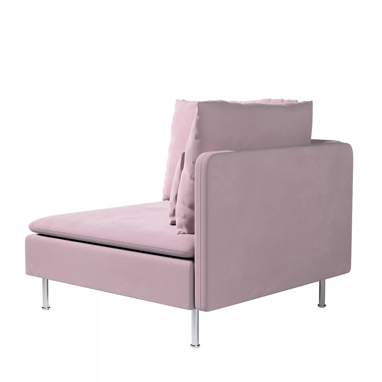 Bezug für Söderhamn Eckelement, rosa, Bezug für Eckelement, Velvet (704-14) günstig online kaufen