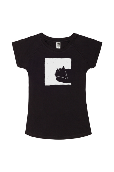 Fox In a Box Frauen Raglan T-shirt Biobaumwolle Ili4 günstig online kaufen
