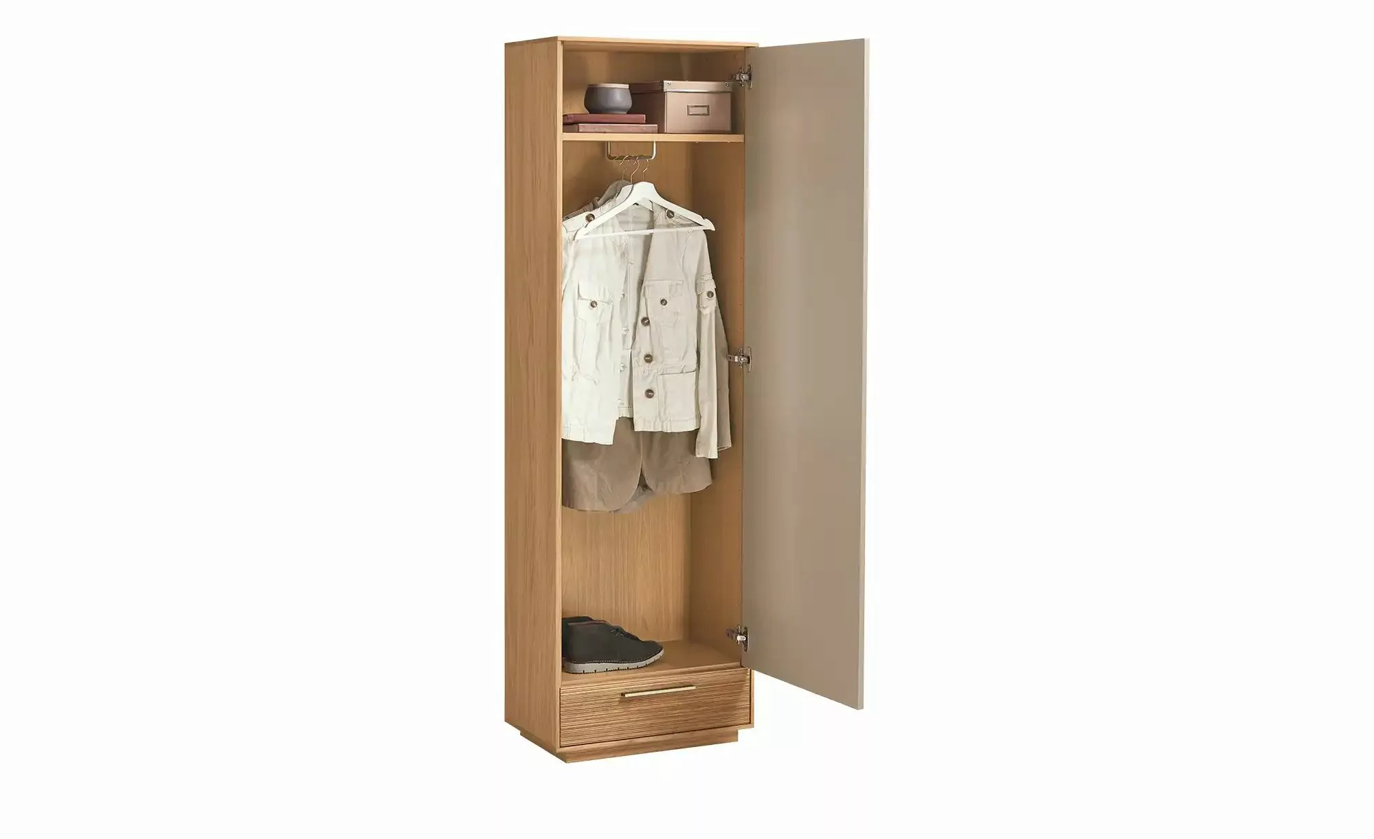 Dielenschrank  Longo ¦ beige ¦ Maße (cm): B: 60 H: 193 T: 37.0 Schränke > D günstig online kaufen