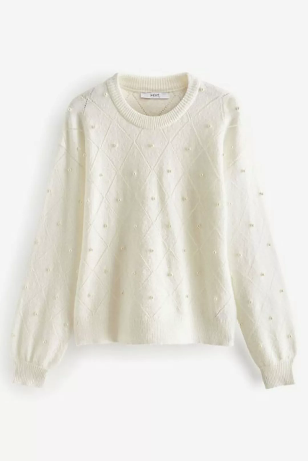 Next Strickpullover Pullover mit Perlenverzierung (1-tlg) günstig online kaufen