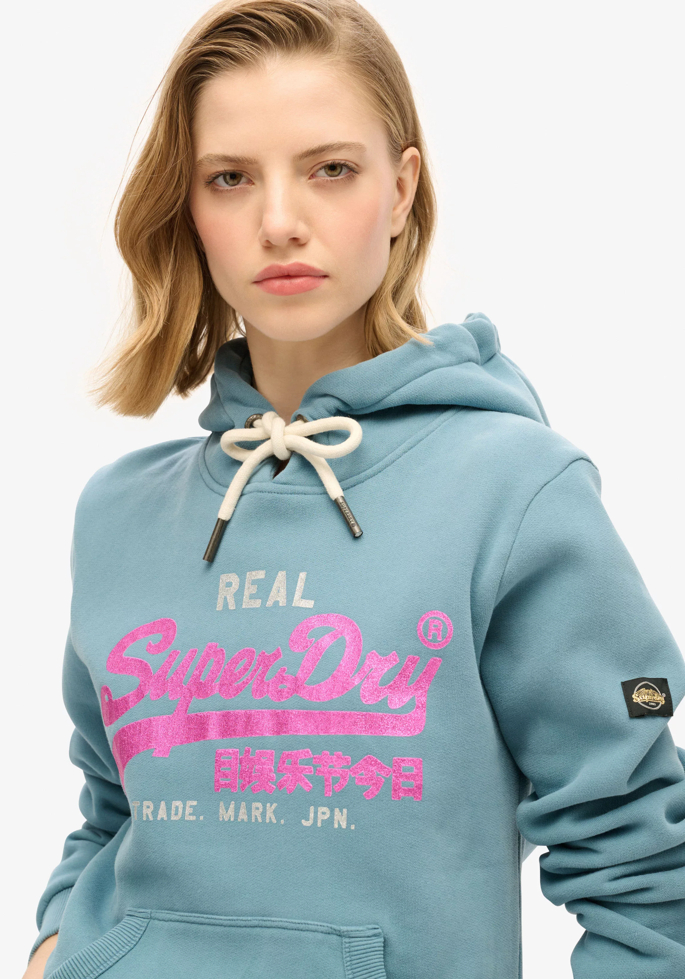 Superdry Kapuzensweatshirt EMBELLISHED VL GRAPHIC HOOD günstig online kaufen