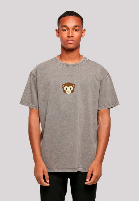 emoji couture T-Shirt Smiling monkey furry face Premium Qualität günstig online kaufen