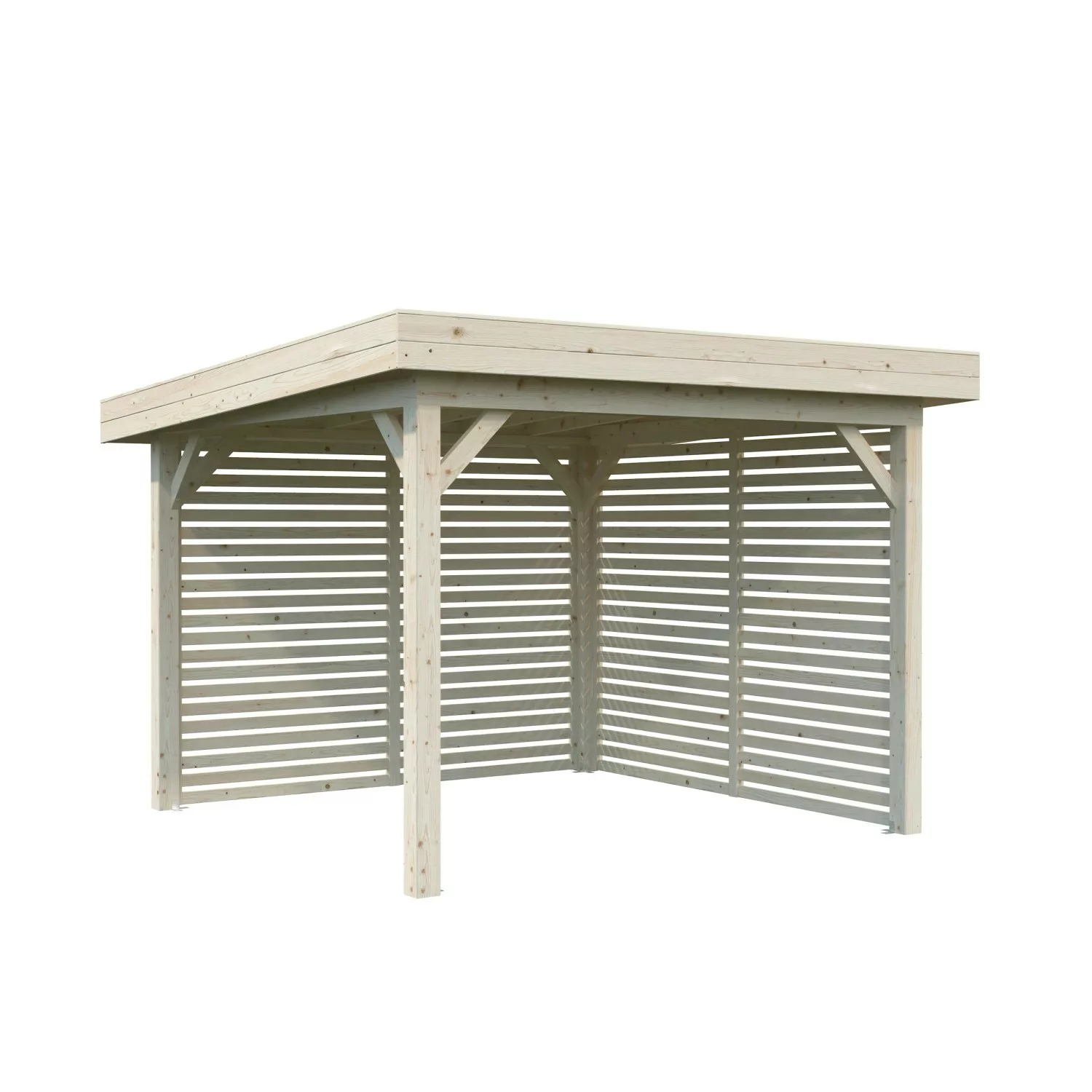 Palmako Pavillon Lenna Set 302 Naturbelassen 300 cm x 300 cm FSC® günstig online kaufen