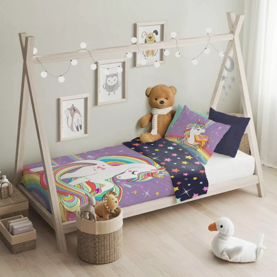 texpot Bettwäsche Kinderbettwäsche Pony bedruckt Garnitur, günstig online kaufen