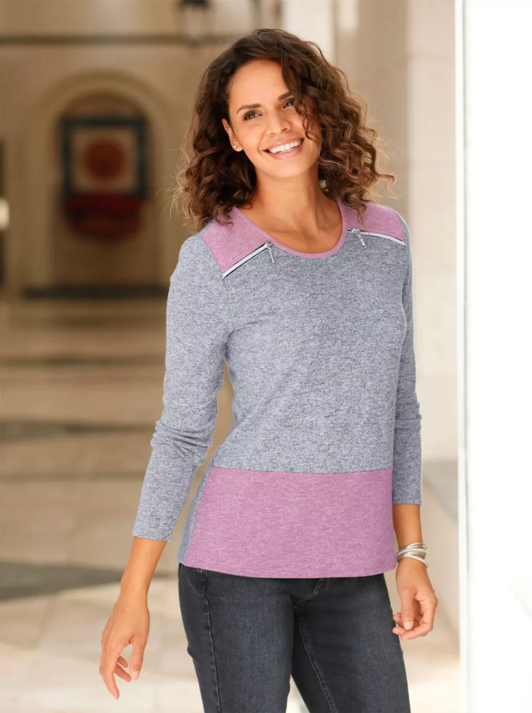 Casual Looks Rundhalsshirt "Shirt", (1 tlg.) günstig online kaufen