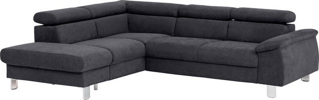 COTTA Ecksofa "Komaris L-Form", inklusive Kopf- bzw. Rückenverstellung, wah günstig online kaufen