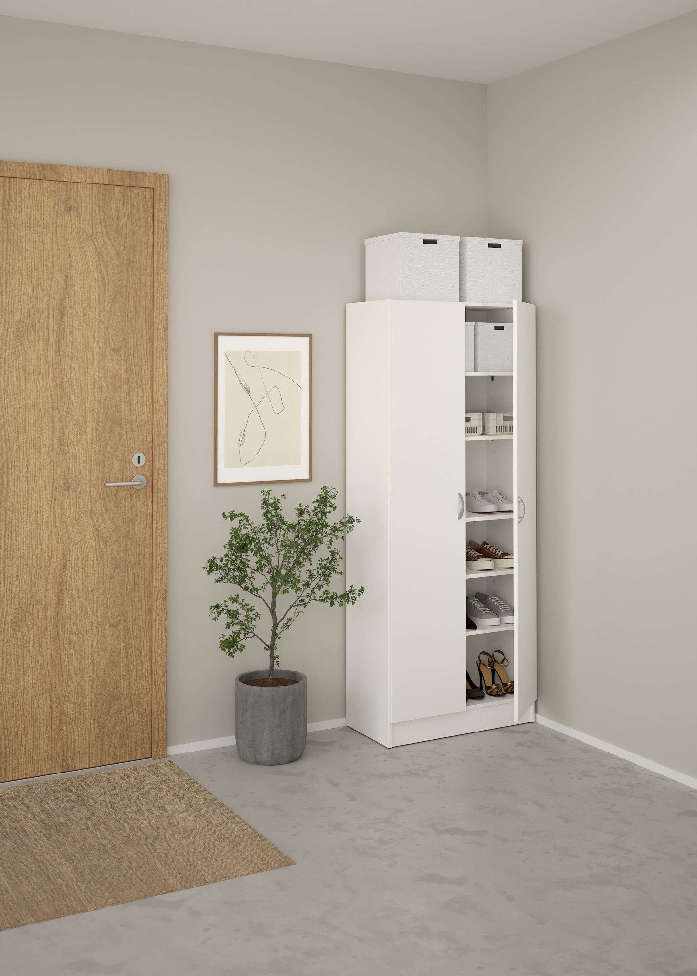 INOSIGN Drehtürenschrank "Focus, Kleiderschrank, Stauraum", mit 2 Türen und günstig online kaufen