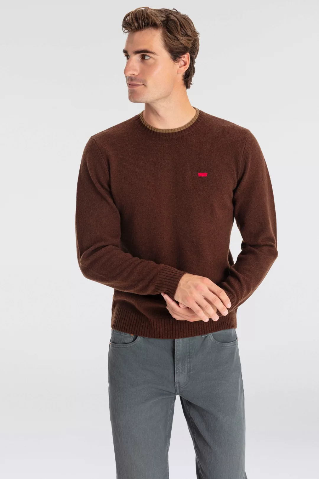 Levi's® Wollpullover ORIGINAL HM SWEATER in klassischer Rundhalsform günstig online kaufen