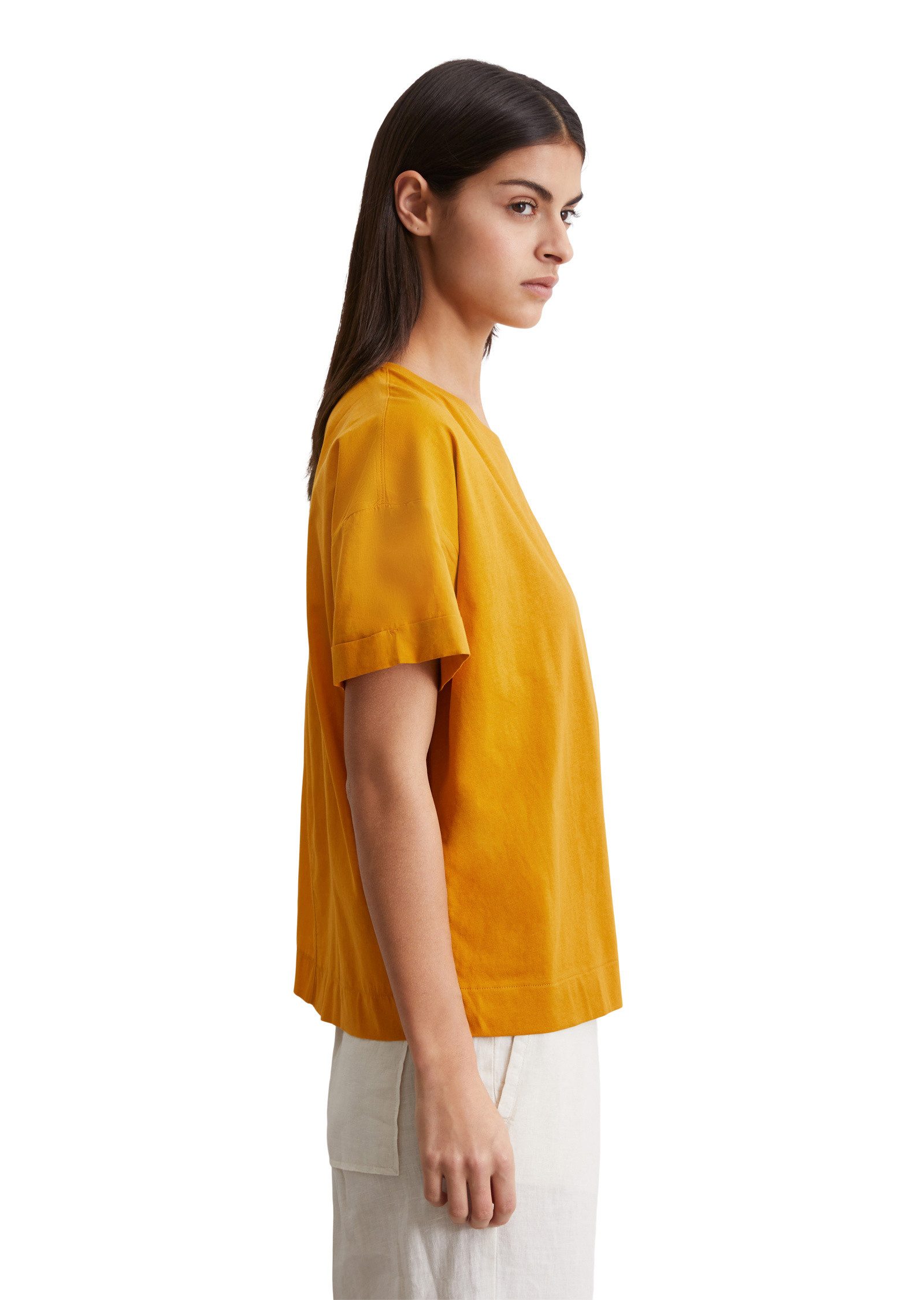 Marc OPolo T-Shirt "aus Material-Mix" günstig online kaufen