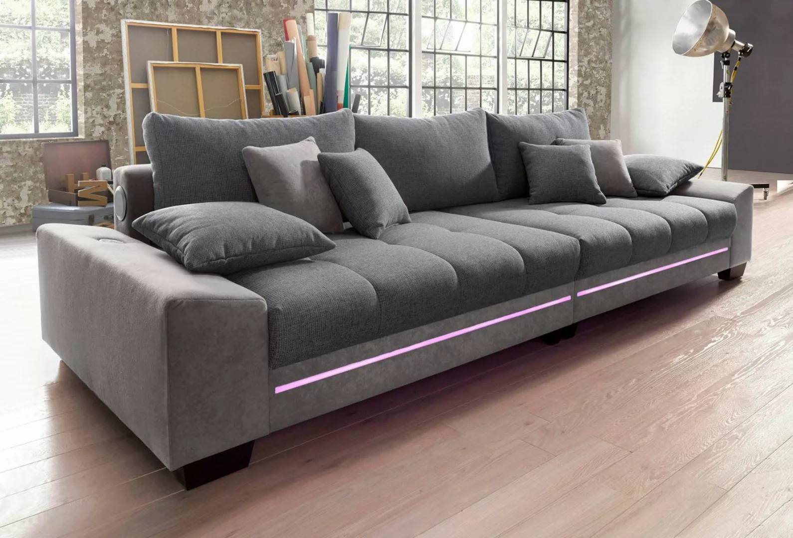 INOSIGN Big-Sofa »Nikita«, wahlweise mit Kaltschaum (140kg Belastung/Sitz) günstig online kaufen