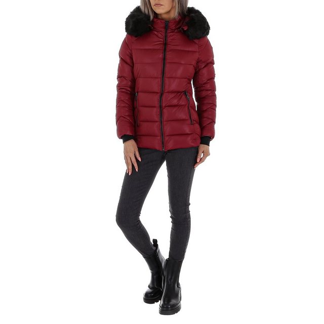 Ital-Design Winterjacke Damen Freizeit Kapuze (abnehmbar) Gefüttert Winterj günstig online kaufen