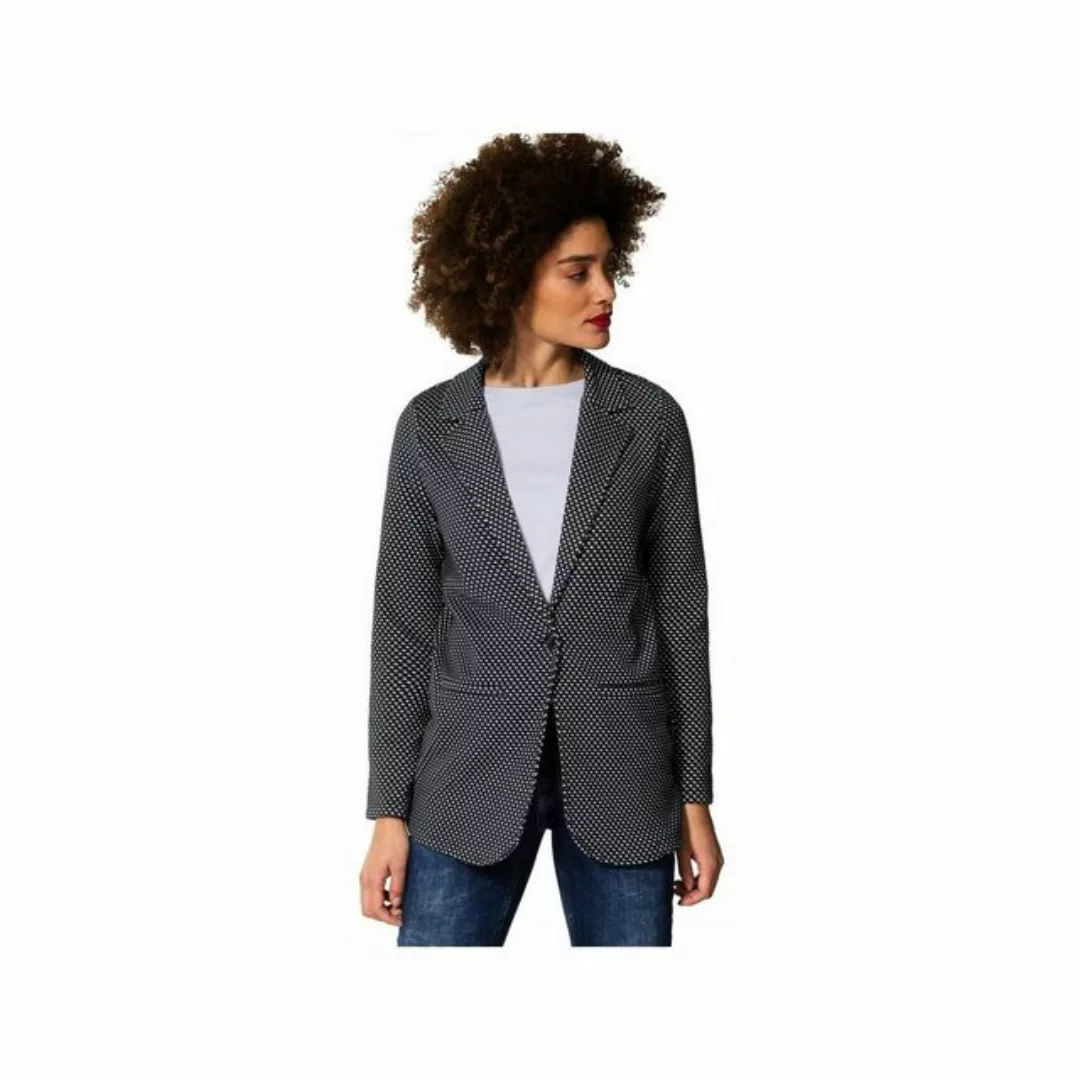 STREET ONE Strickjacke blau regular fit (1-tlg) günstig online kaufen