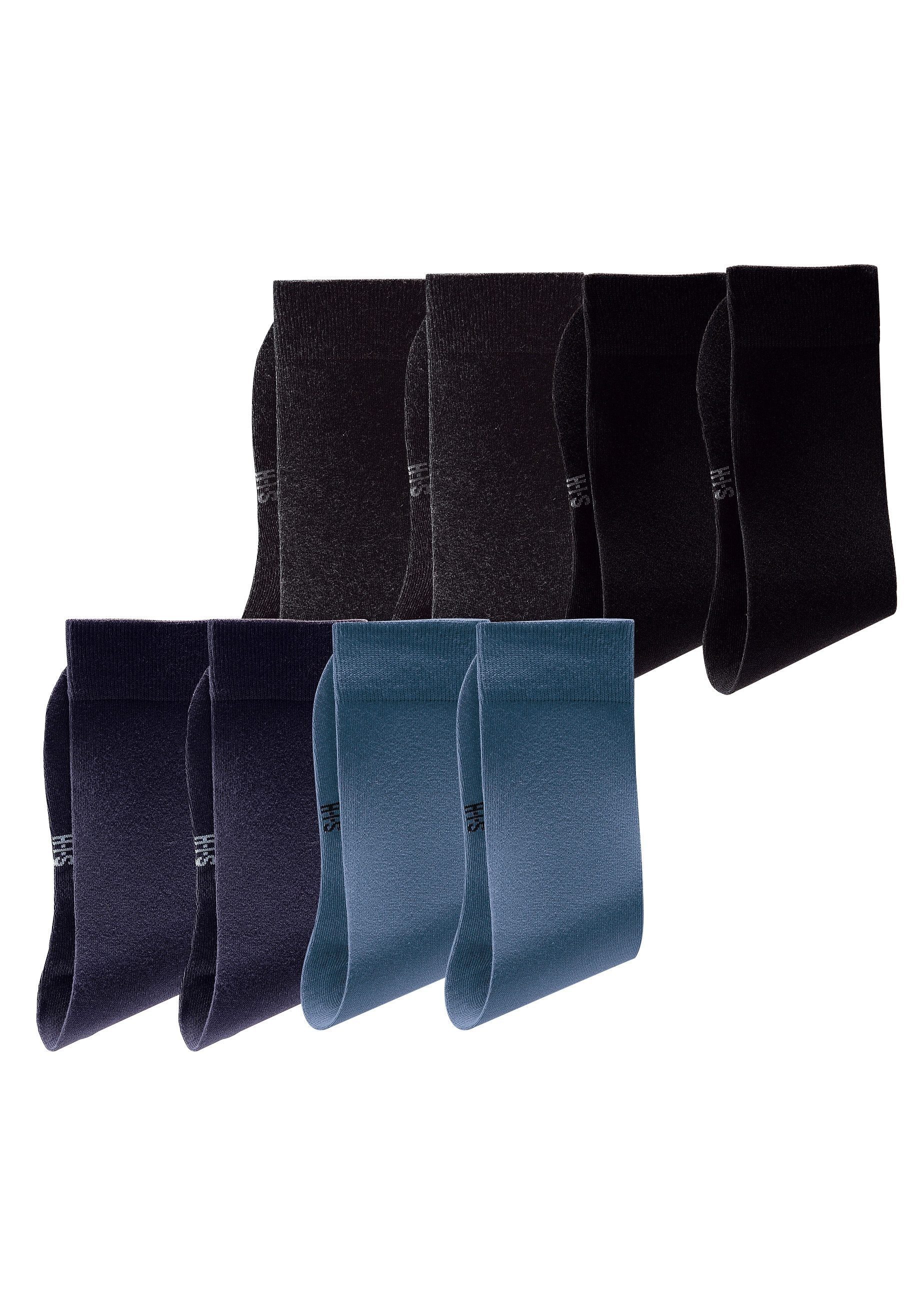 H.I.S Basicsocken, (Packung, 8 Paar), mit hohem Baumwollanteil günstig online kaufen
