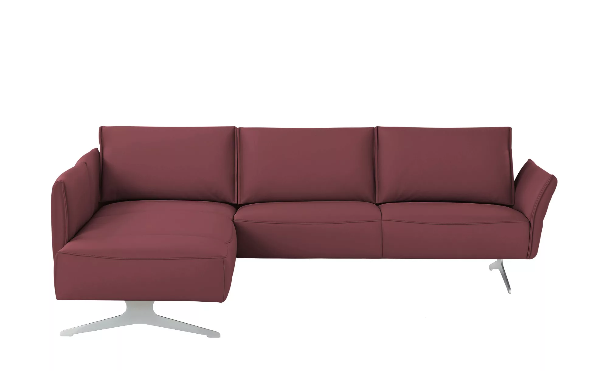 KOINOR Ecksofa  Vineto ¦ rot ¦ Maße (cm): B: 272 H: 83 T: 207 Polstermöbel günstig online kaufen