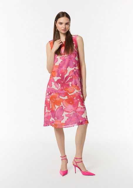 Comma Minikleid Ärmelloses Kleid mit Bateau-Ausschnitt günstig online kaufen