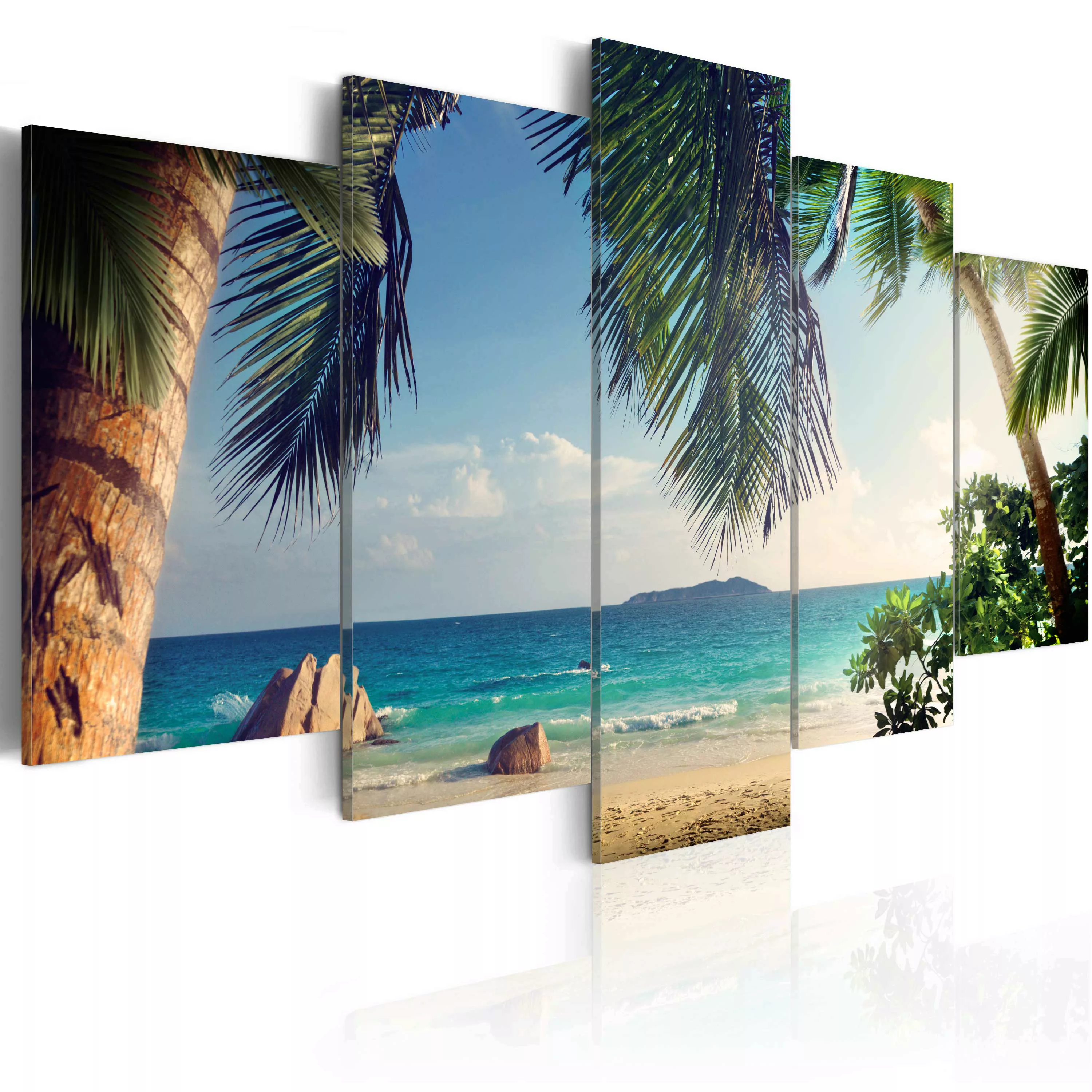Wandbild - Under palm trees günstig online kaufen