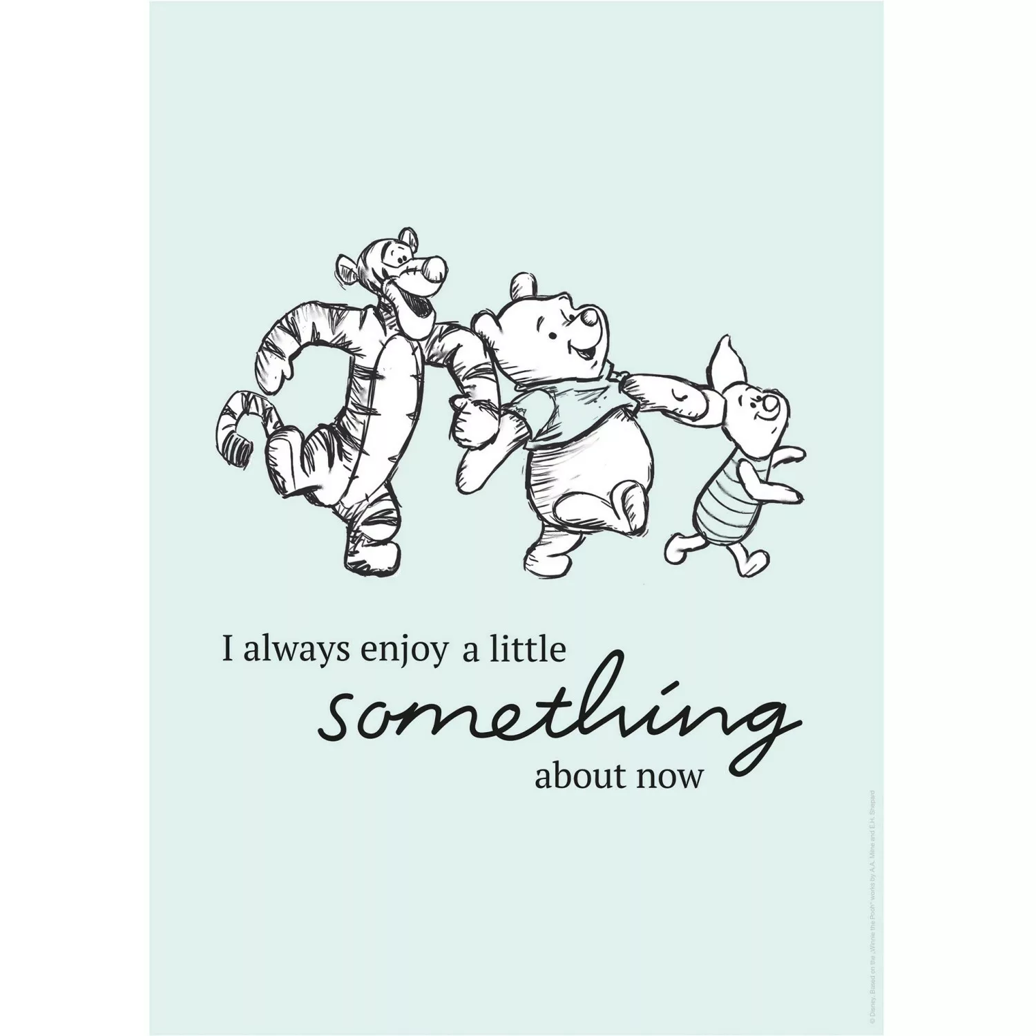 Komar Wandbild Winnie Pooh Something 30 x 40 cm günstig online kaufen