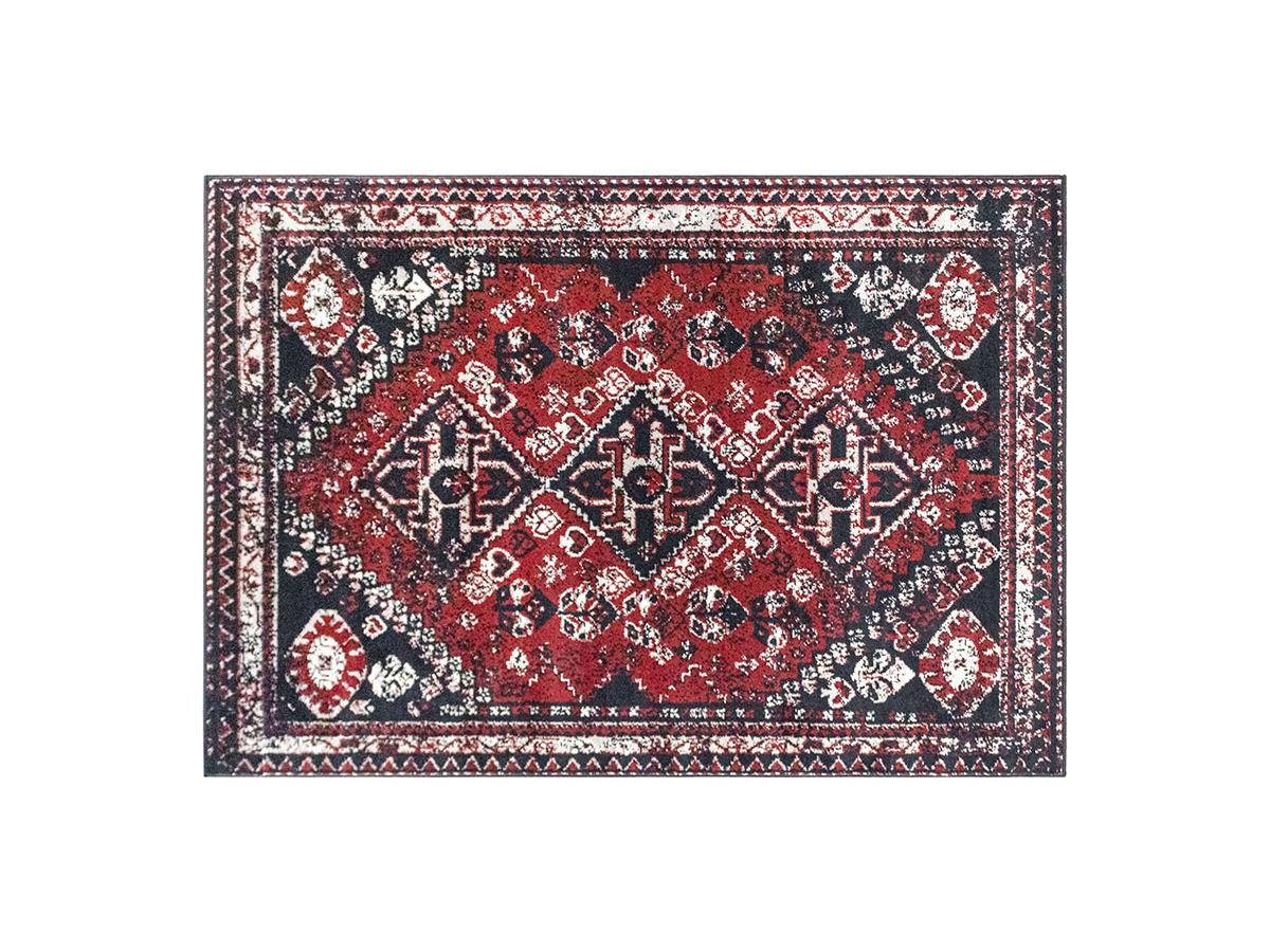 Teppich orientalisch - 200 x 290 cm - Rot & Schwarz - SYLHET günstig online kaufen