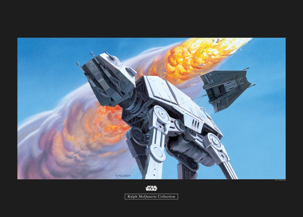 Komar Wandbild Star Wars AT-AT 70 x 50 cm günstig online kaufen