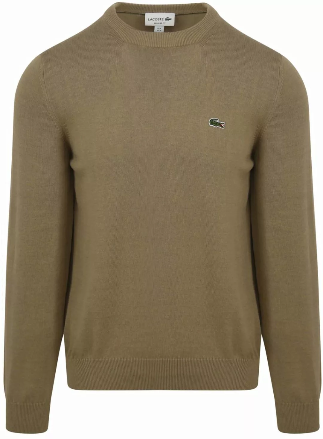 Lacoste Pullover Grün Beige - Größe XL günstig online kaufen