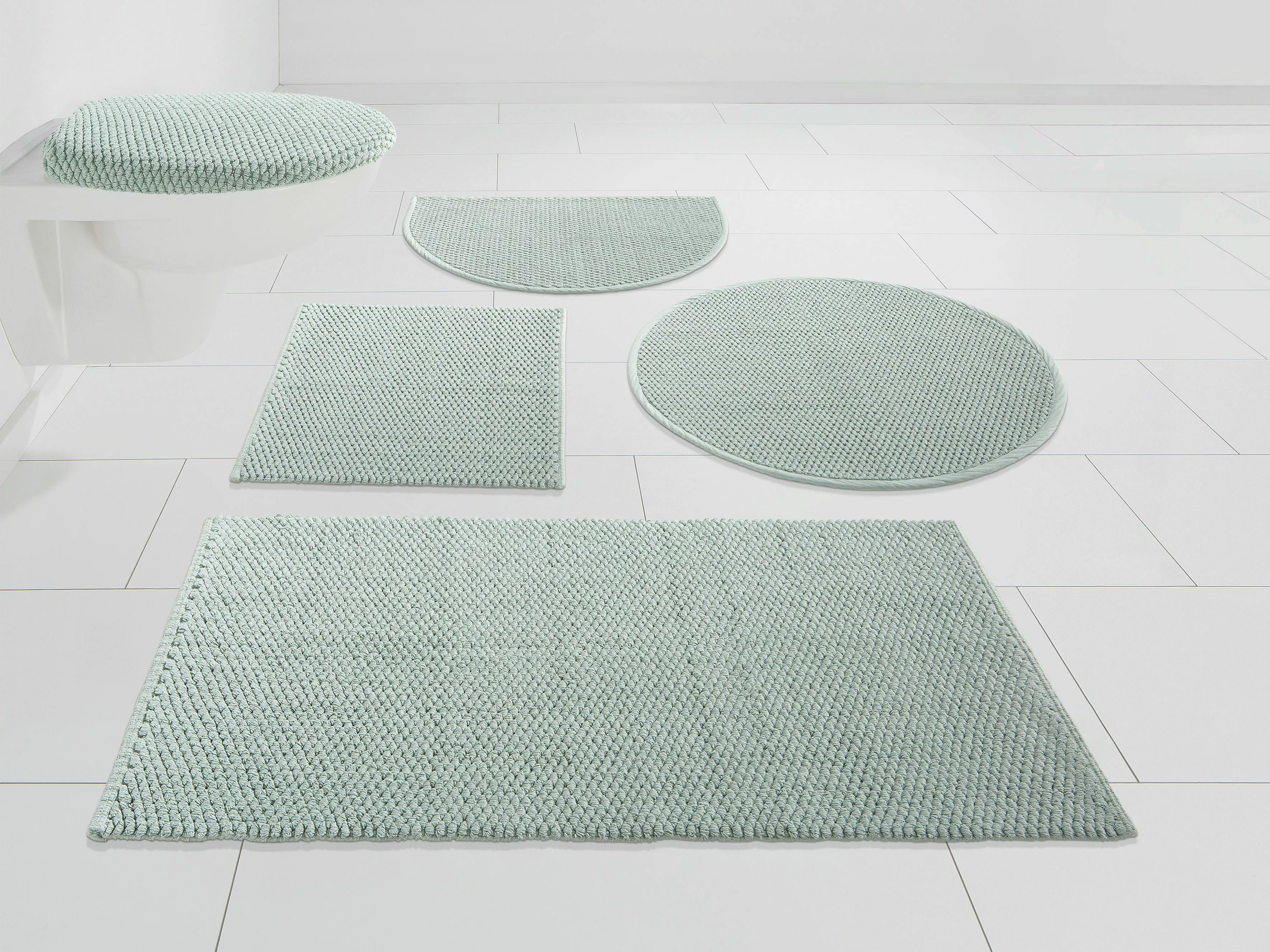 my home Badematte Dalia, Badvorleger, Badezimmer günstig online kaufen