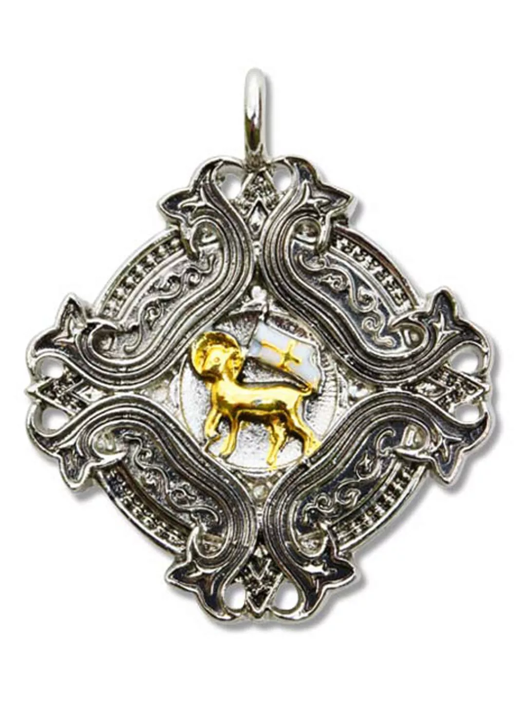 Adelia´s Amulett "Amulett Anhänger Talismane der Tempelritter Agnus Dei", A günstig online kaufen