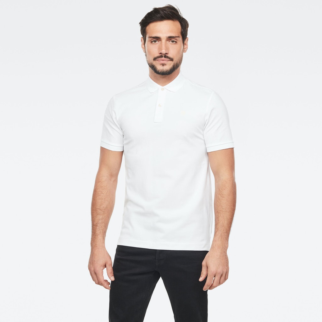 G-star Dunda Slim Kurzarm-poloshirt M Dark Black günstig online kaufen