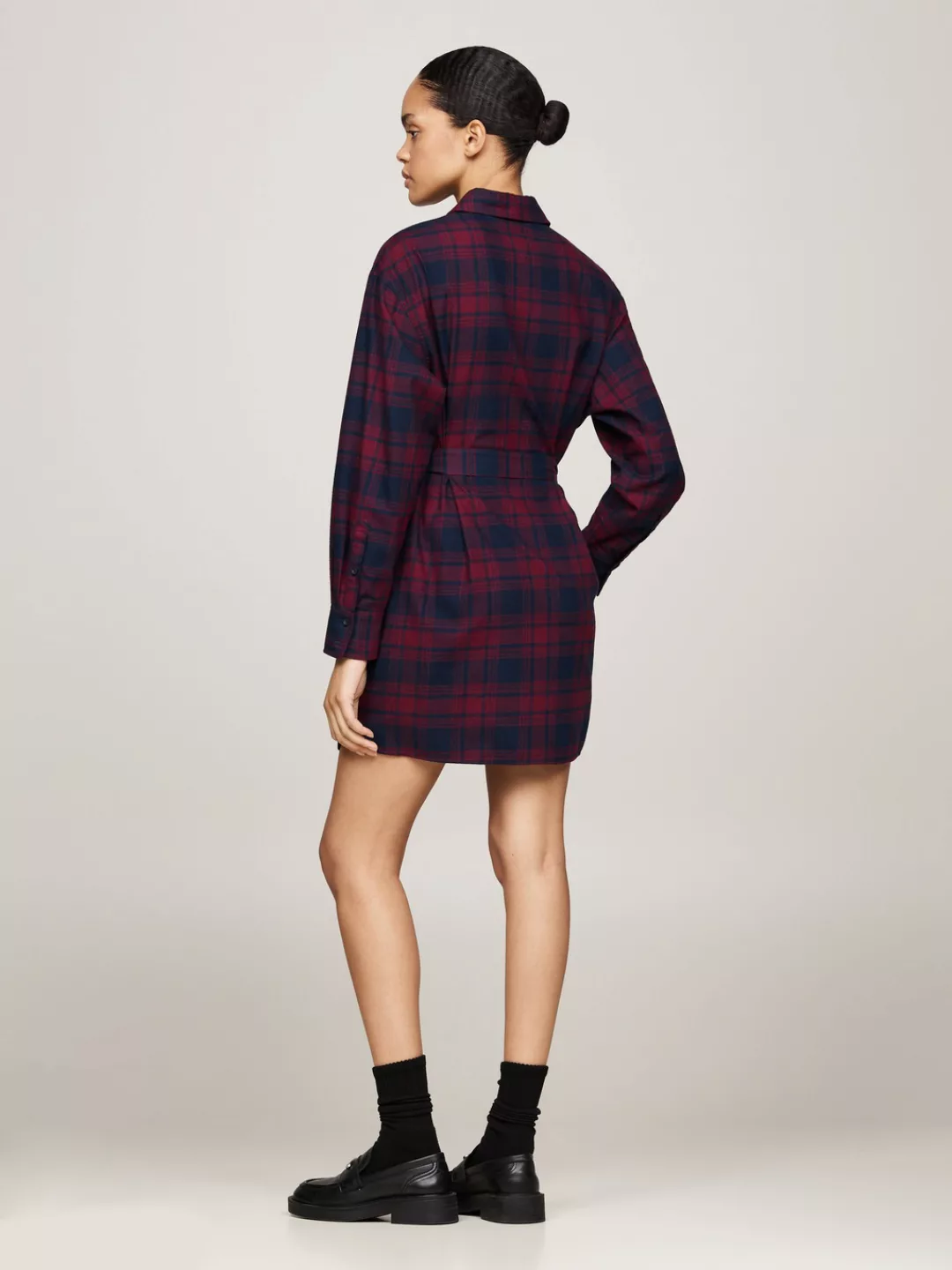 Tommy Jeans Curve Hemdblusenkleid TJW CHECK SHIRT DRESS EXT in Großen Größe günstig online kaufen