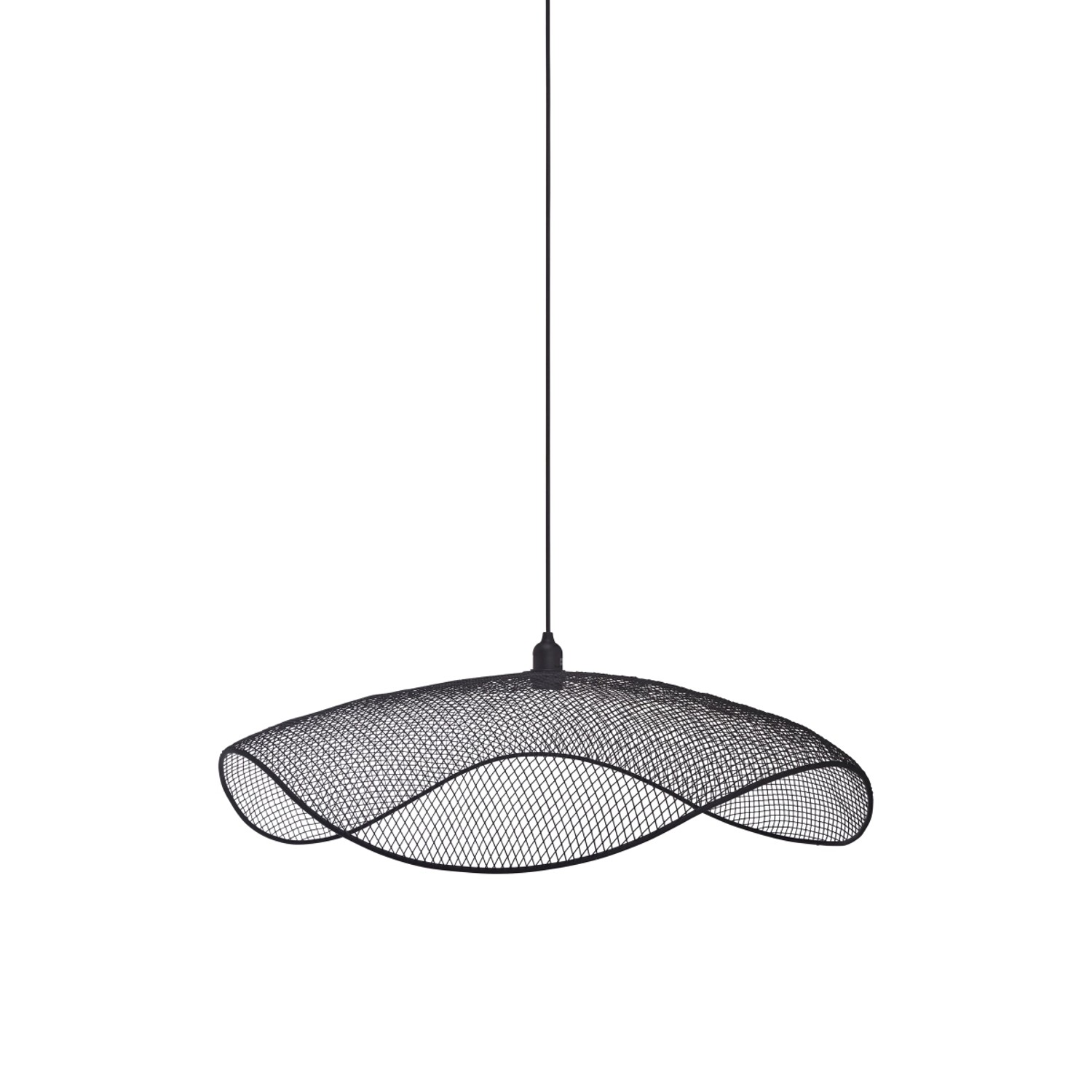 PR Home Vivi moderne Drahtgeflecht Pendelleuchte Schwarz 79cm E27 günstig online kaufen