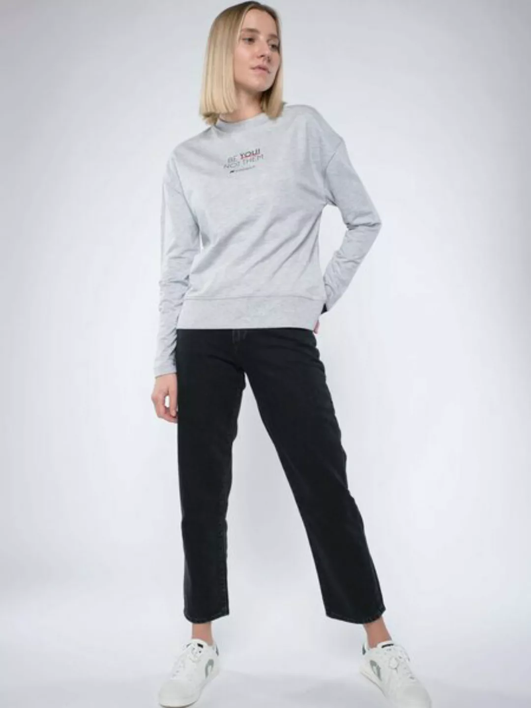 Damen Sweater Be You! Not Them (Grau) günstig online kaufen