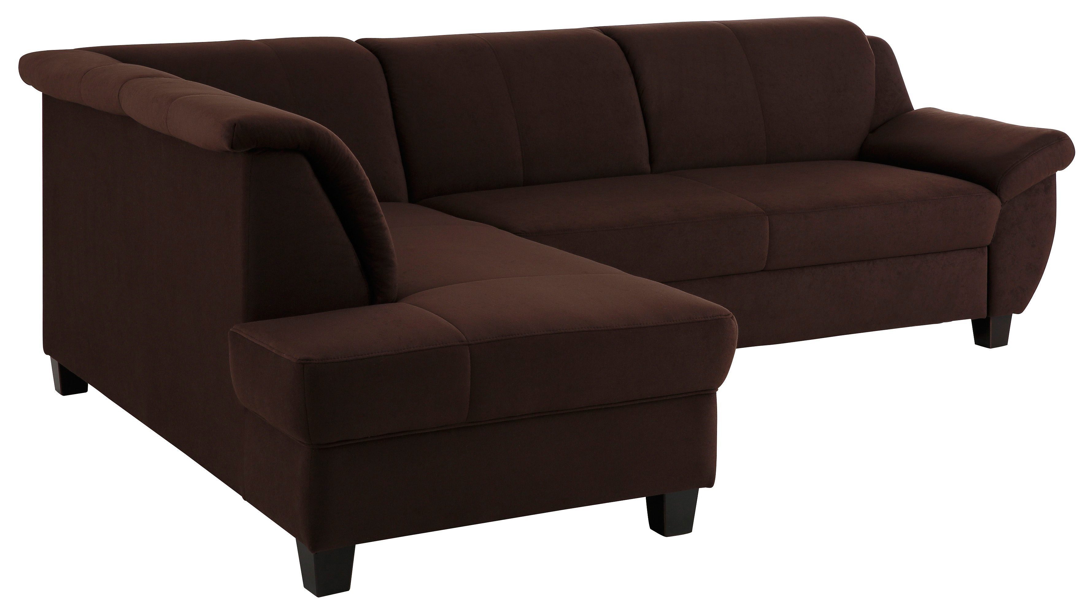 Home affaire Ecksofa "Yesterday zeitlos und elegant, bequeme Armlehnen, L-F günstig online kaufen