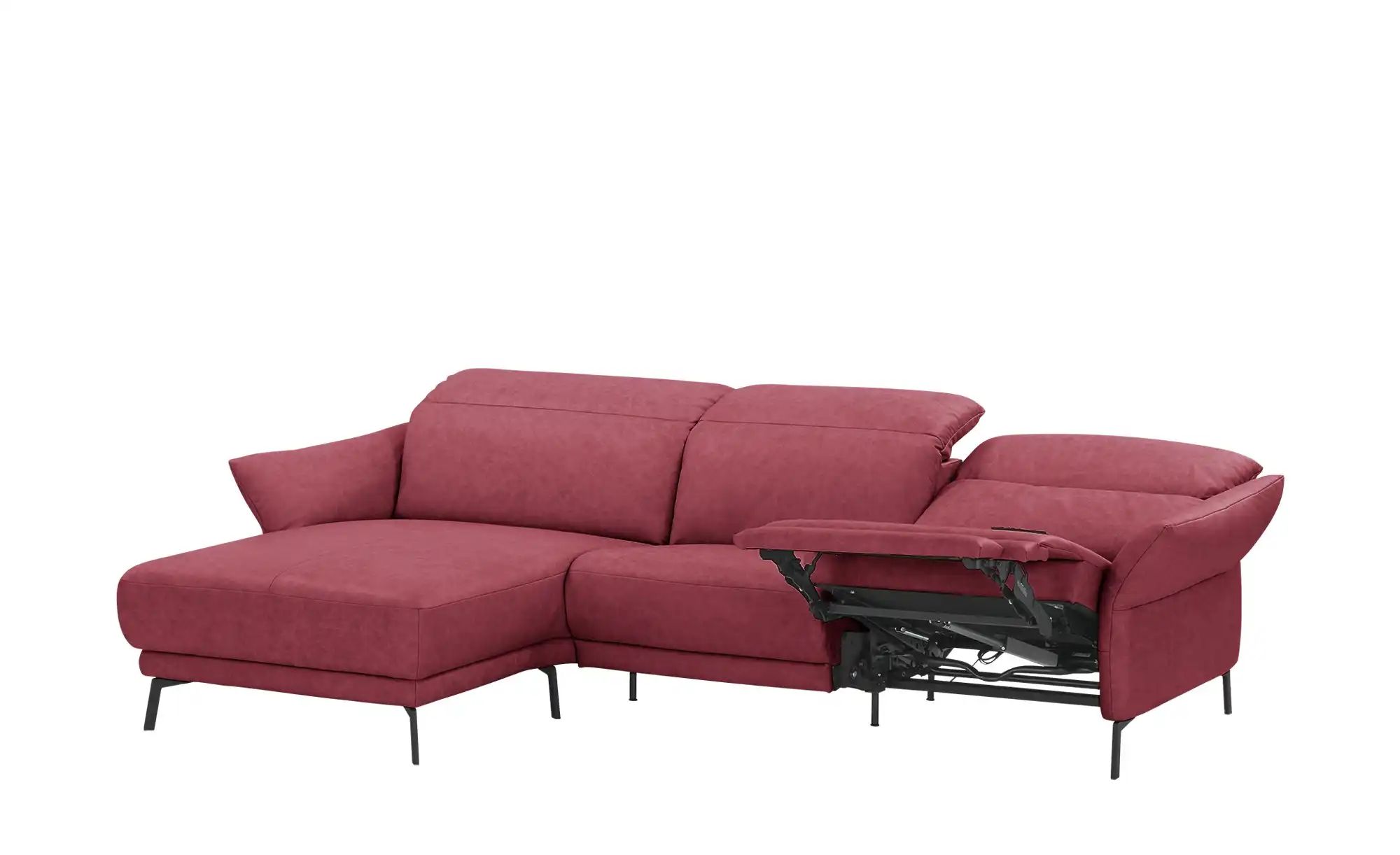 Wohnwert Ecksofa Leder Bellana ¦ rot ¦ Maße (cm): B: 291 H: 101 T: 176 Pols günstig online kaufen