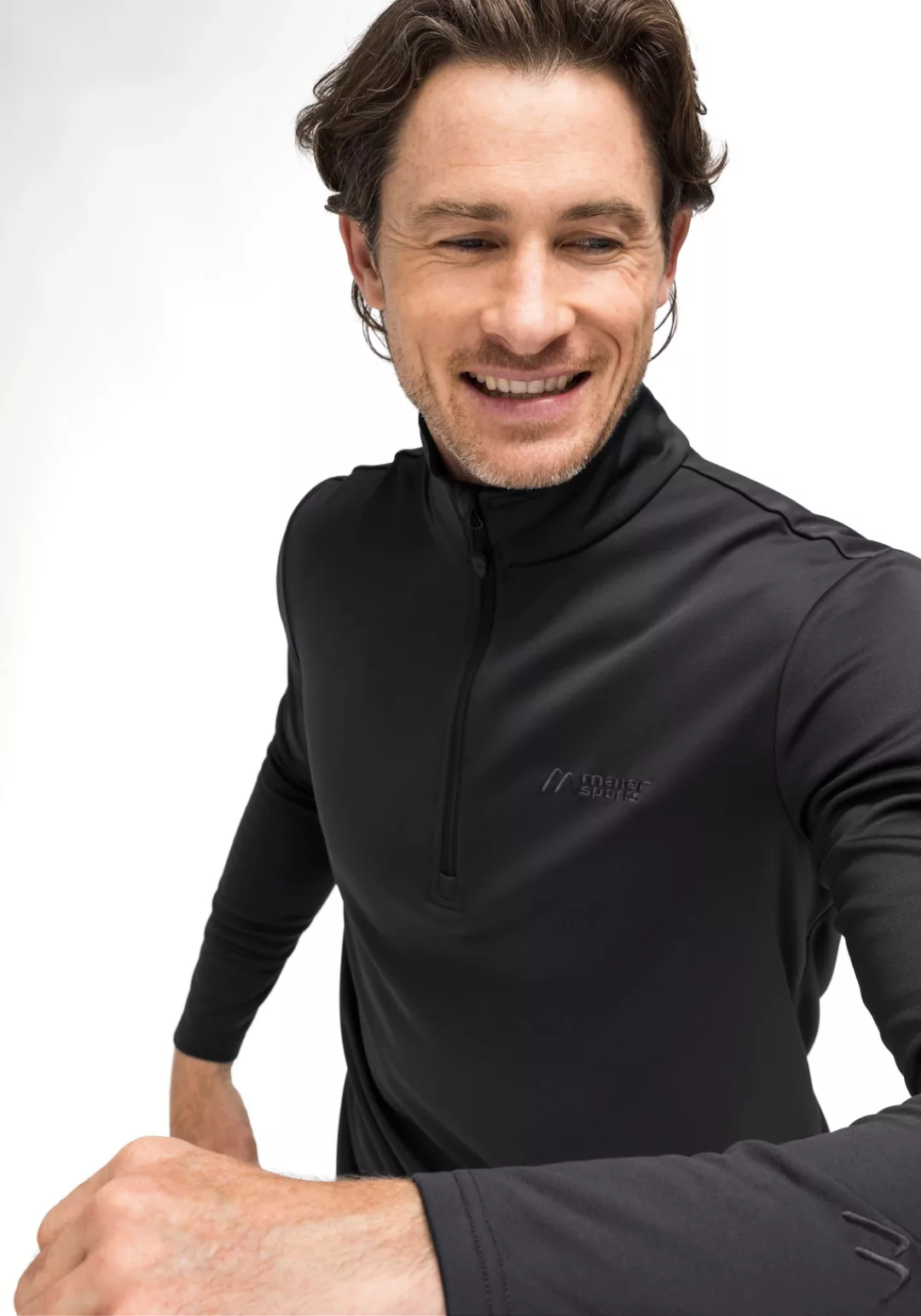 Maier Sports Fleecepullover "Felix", Herren Fleece, funktioneller Midlayer, günstig online kaufen