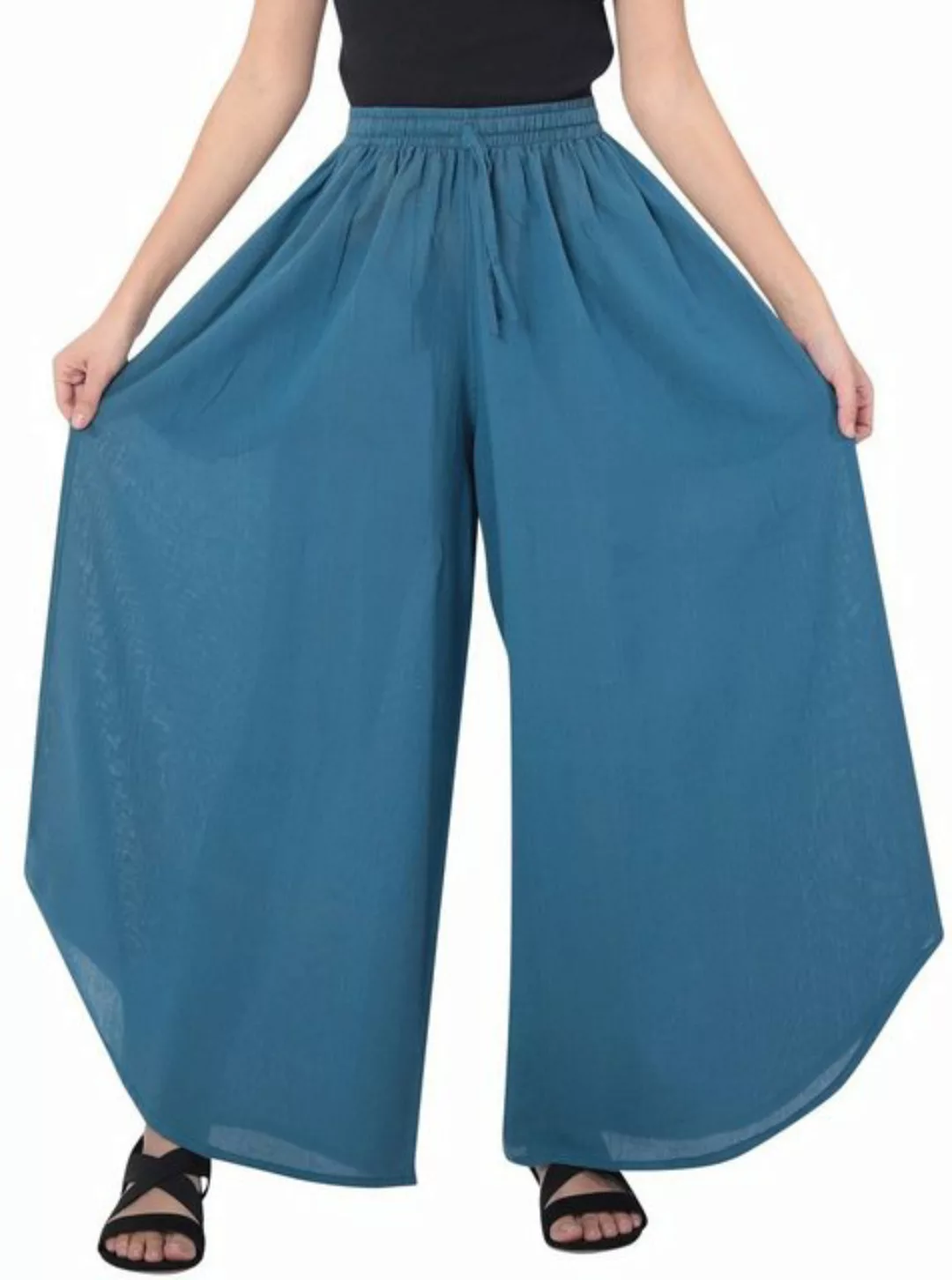 PUREWONDER Marlene-Hose Weite Palazzo-Hose p116 aus leichter Baumwolle günstig online kaufen