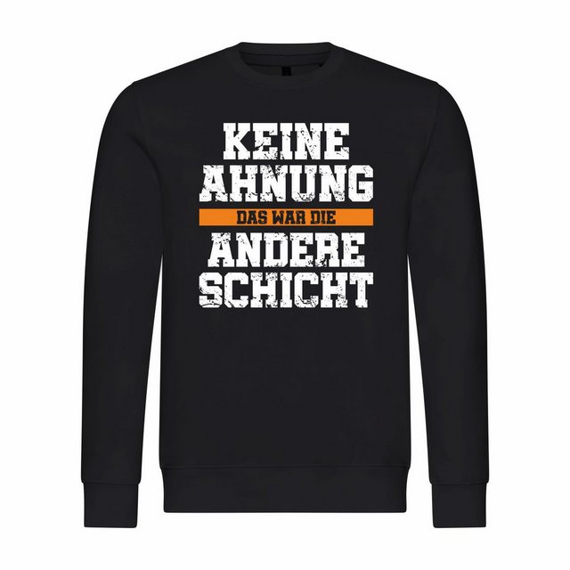 deinshirt Rundhalspullover Herren Pullover KEINE AHNUNG das war die andere günstig online kaufen