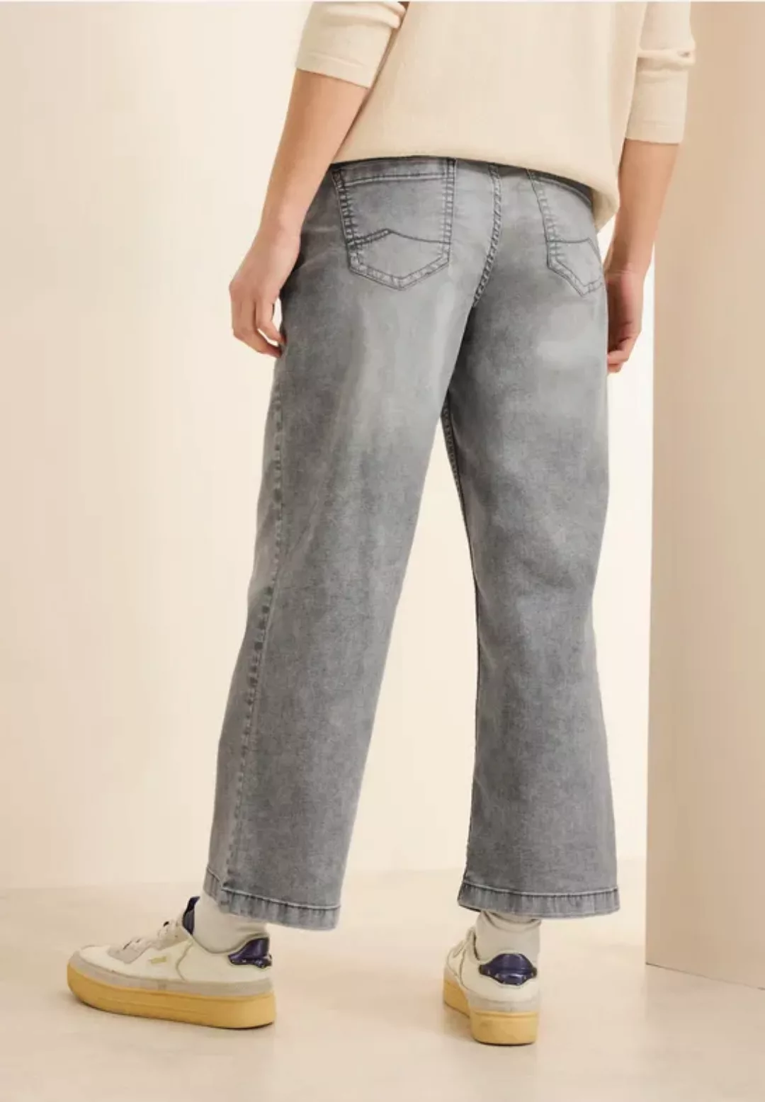 Cecil Weite Jeans, softer Materialmix günstig online kaufen