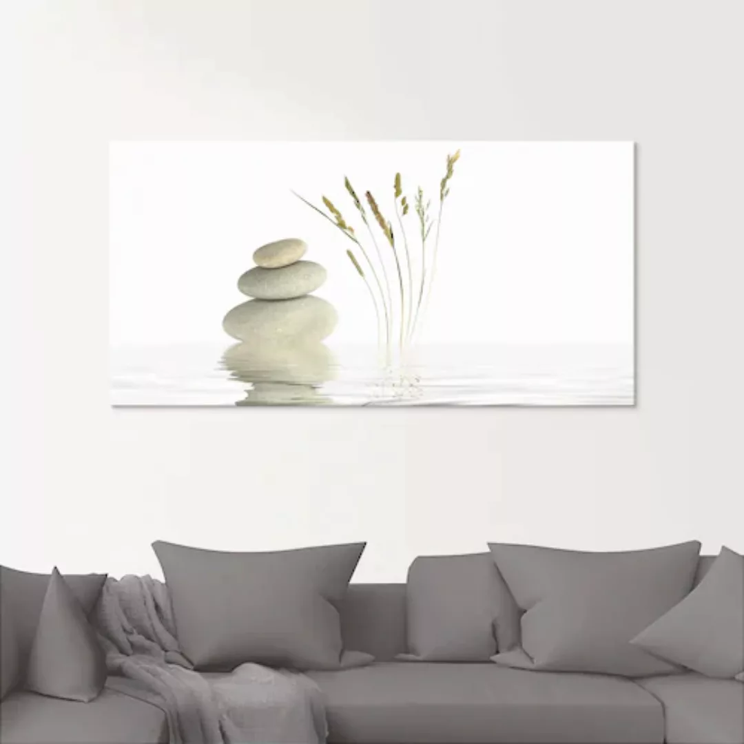 Artland Glasbild »Zen Friede«, Zen, (1 St.) günstig online kaufen