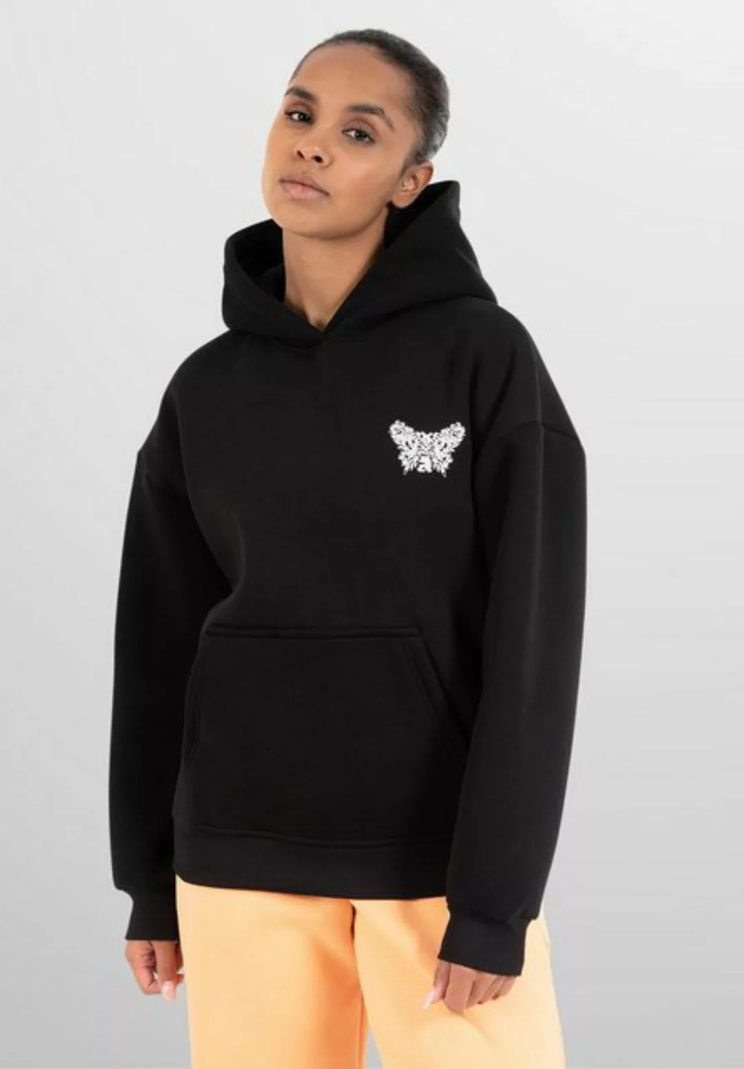 Smilodox Hoodie Nala, Oversize Fit Pullover mit großer Kapuze und Butterfly günstig online kaufen