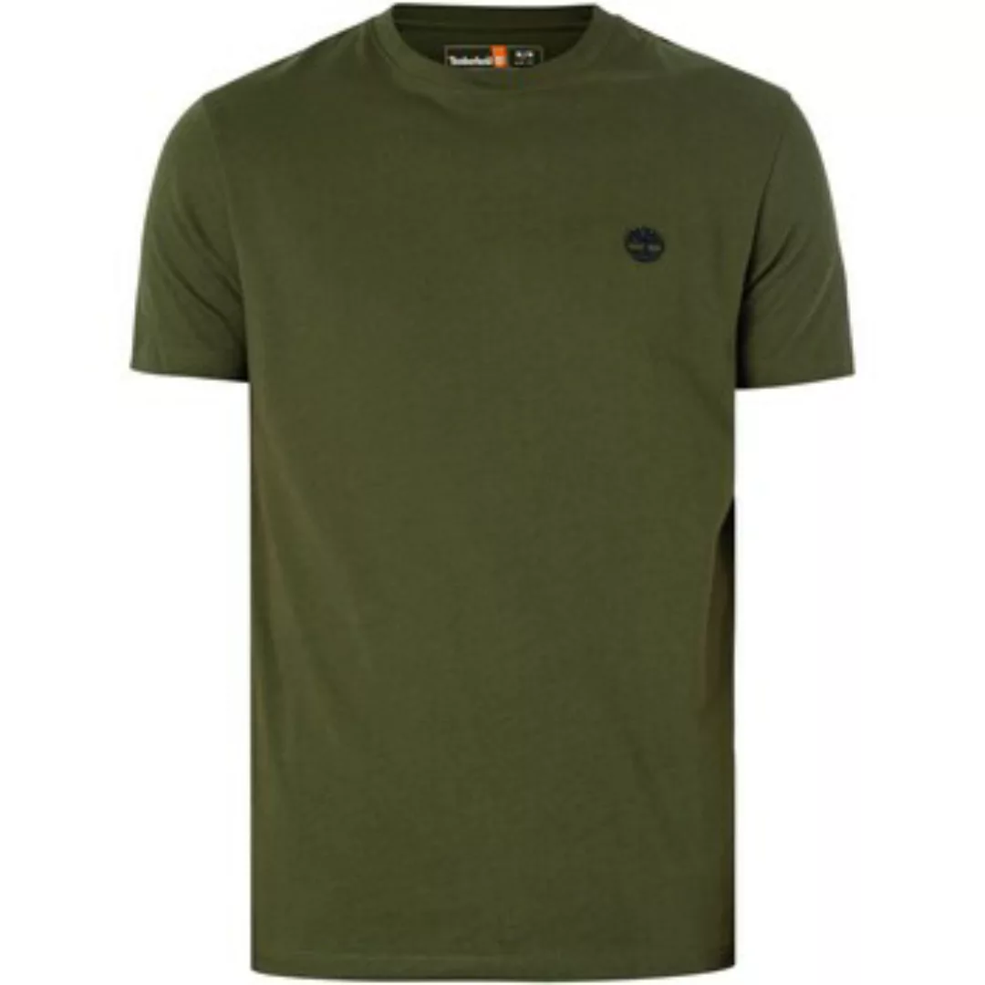 Timberland  T-Shirt Slim Fit T-Shirt mit gesticktem Logo günstig online kaufen