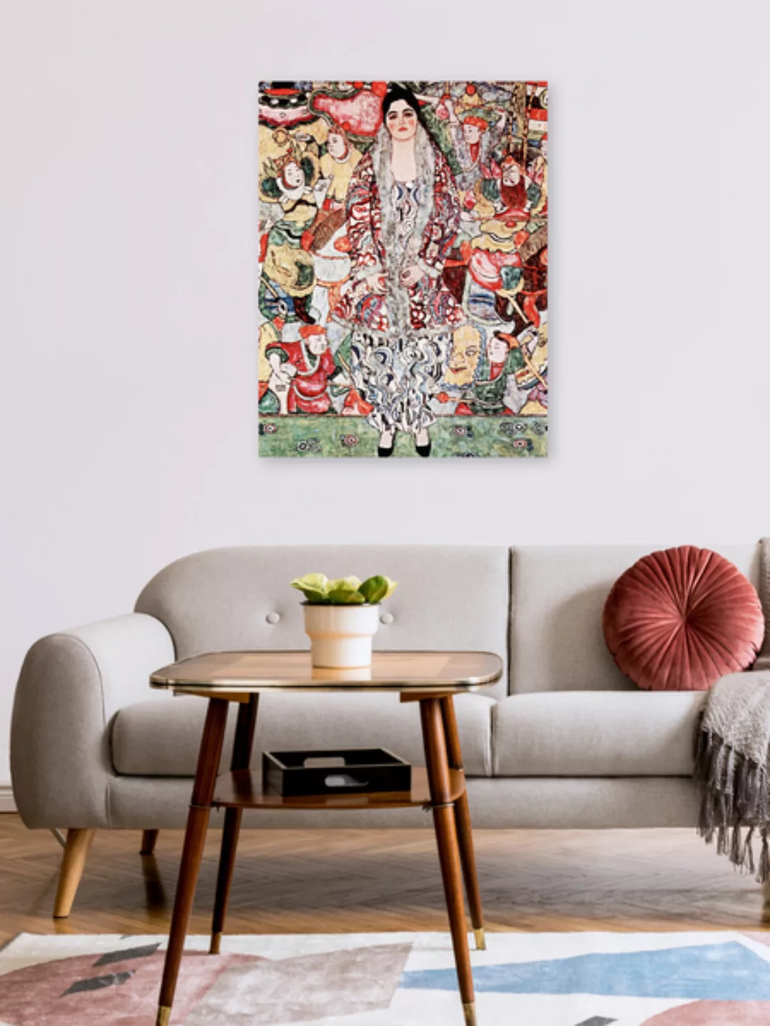 Poster / Leinwandbild - Gustav Klimt: Porträt Der Friederike Maria Beer günstig online kaufen