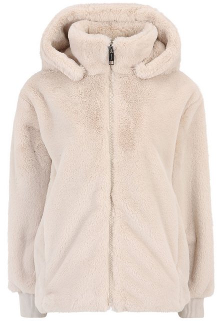 COVERED Fellimitatjacke L60362CO abnehmbare Kapuze mit Knöpfen, innenliegen günstig online kaufen