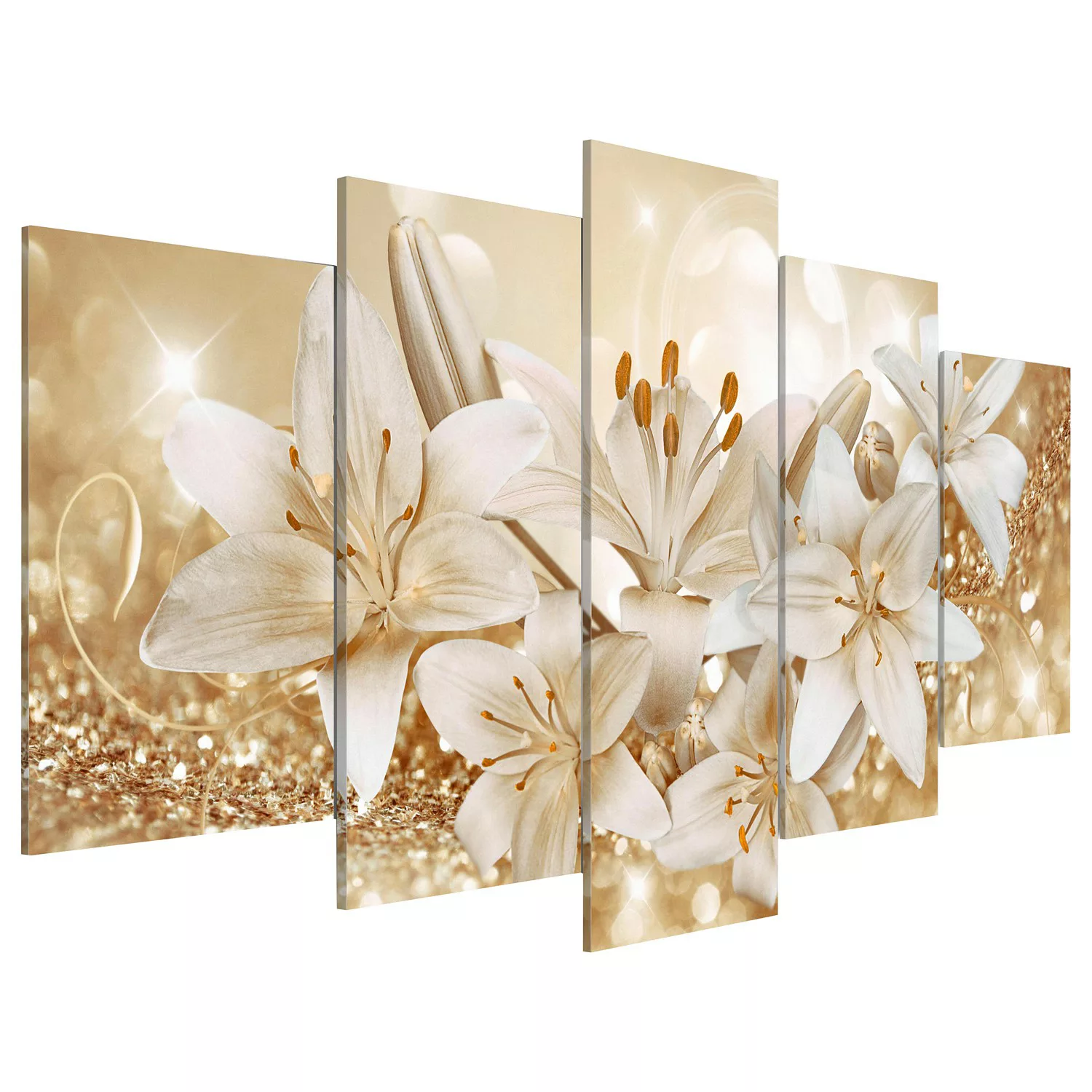 home24 Acrylglasbild Golden Bouquet günstig online kaufen