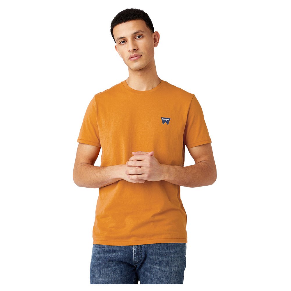 Wrangler Sign Off Kurzärmeliges T-shirt XL Inca Gold günstig online kaufen