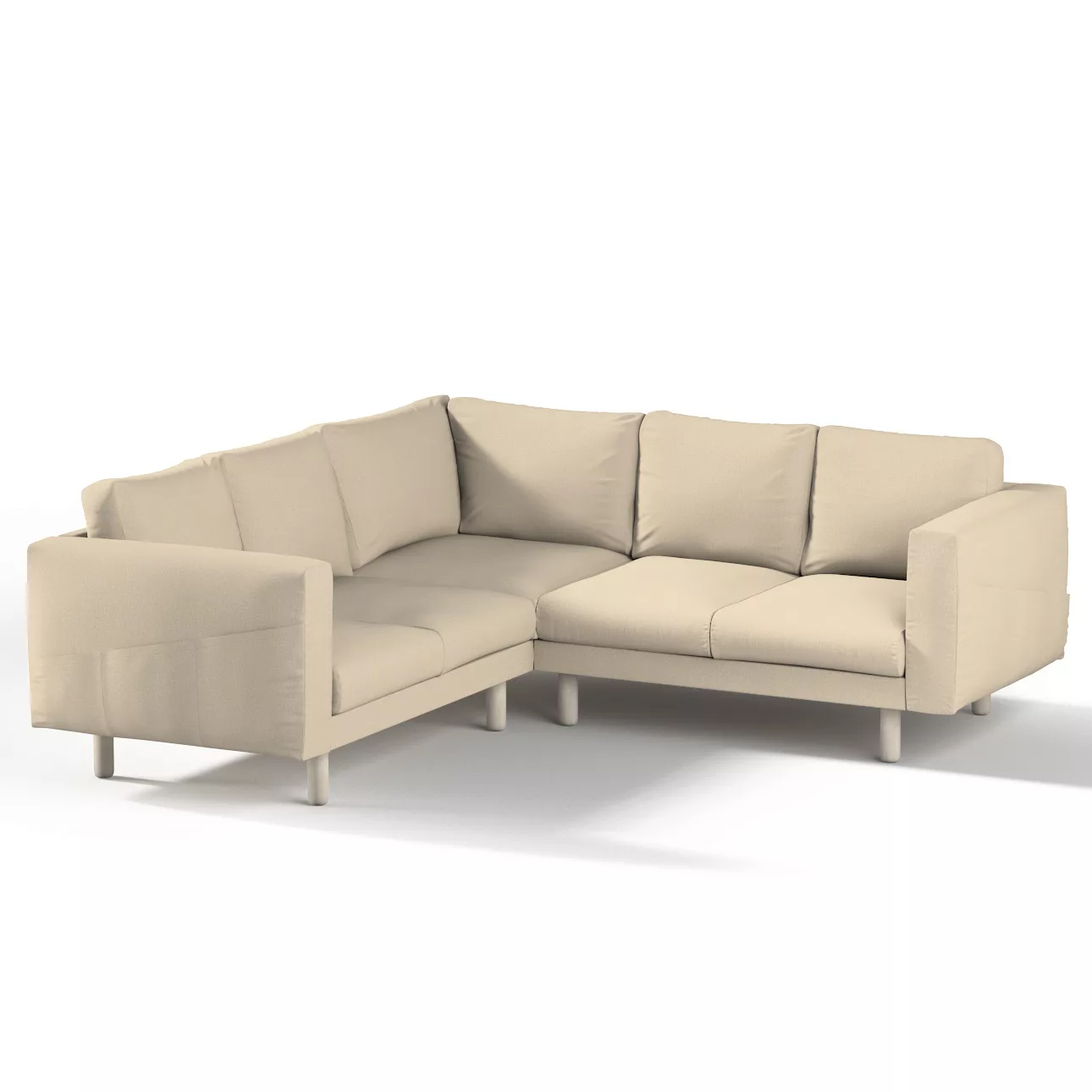 Bezug für Norsborg 4-Sitzer Ecksofa, beige, Norsborg 4-Sitzer Ecksofabezug, günstig online kaufen