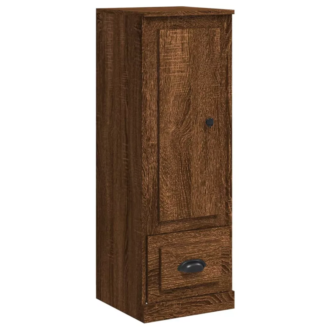 Vidaxl Highboard Braun Eichen-optik 36x35,5x103,5 Cm Holzwerkstoff günstig online kaufen