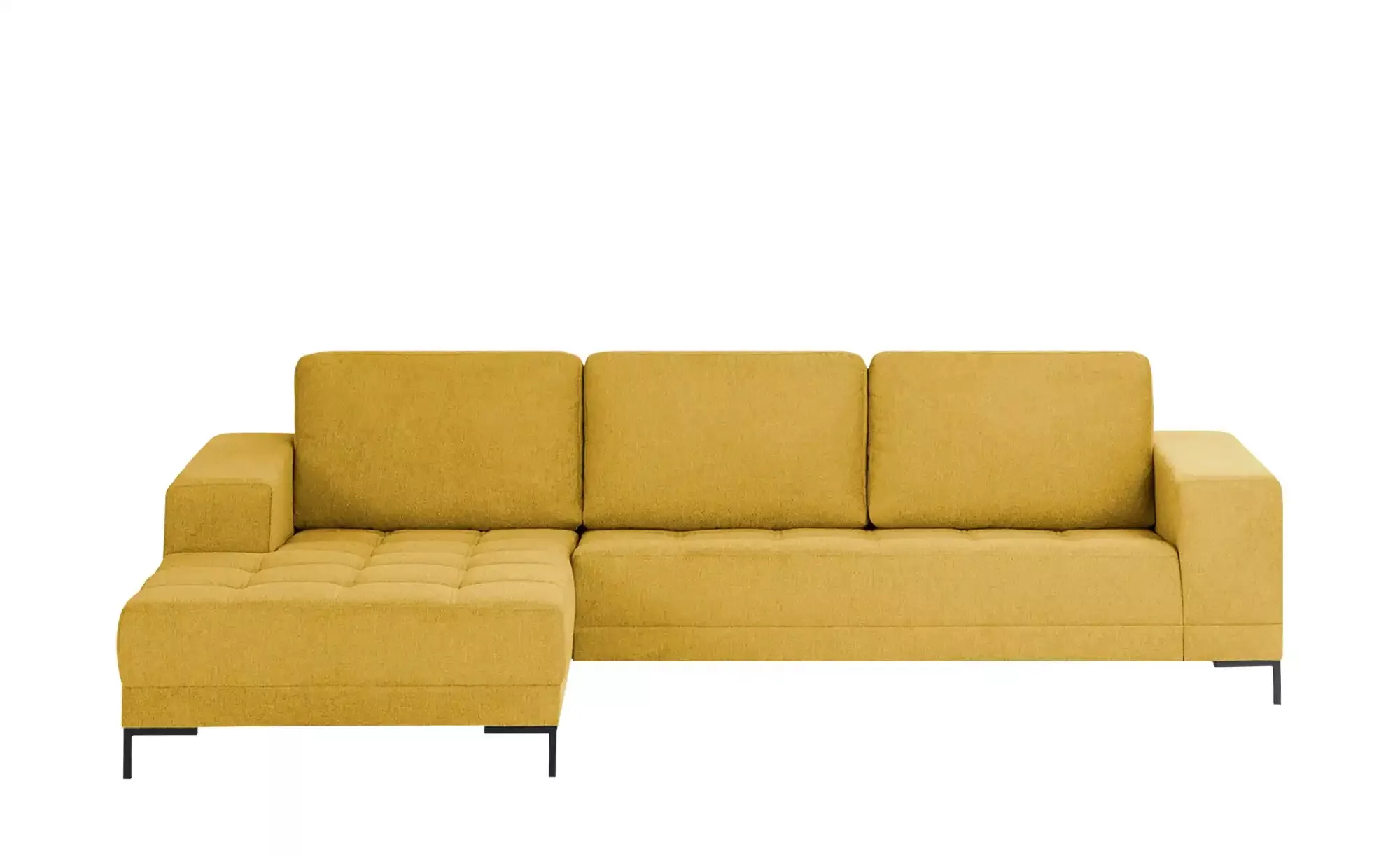 smart Ecksofa  Garda ¦ gelb ¦ Maße (cm): B: 280 H: 81 T: 166 Polstermöbel > günstig online kaufen